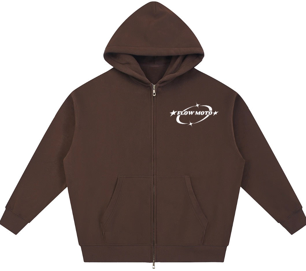 Flowmoto Oversized Fleece Boxy Hoodie