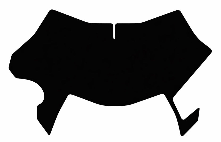 Ultra bee front plate decal