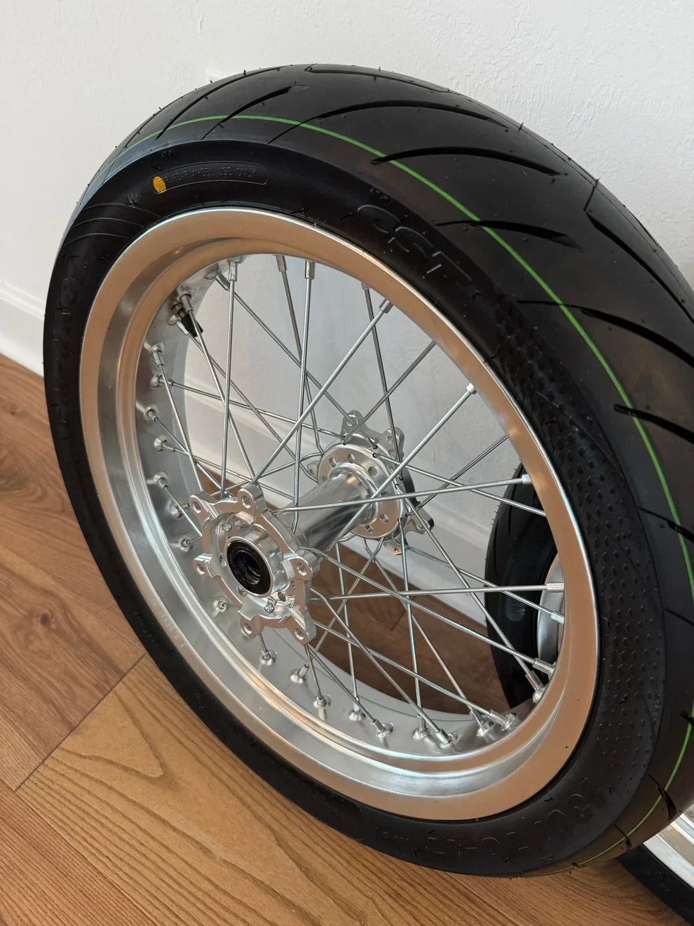 Ultra Bee chrome Supermoto Wheel Set (Copy)