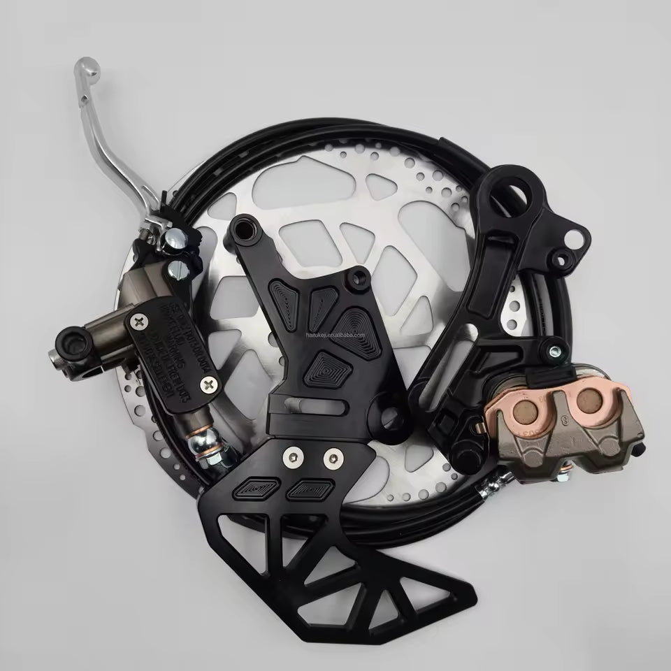 Ultra Bee Rear Brake Caliper Bracket, Disc Rotor Adapter Upgrade Kit for MX3